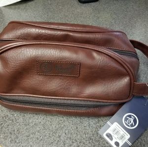 Penguin Brand Leather Dopp Kit